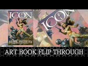 FANTASY ART BOOK FLIP THROUGH - Art of Frank Frazetta.