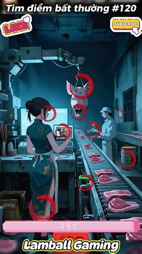 Gameplay - Tìm điểm bất thường #120 #games #shorts #gaming #anime