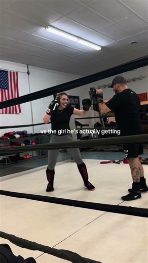 He thinks he’s getting a doctor but I’m lowkey trying to be a fighter 🤣🥺