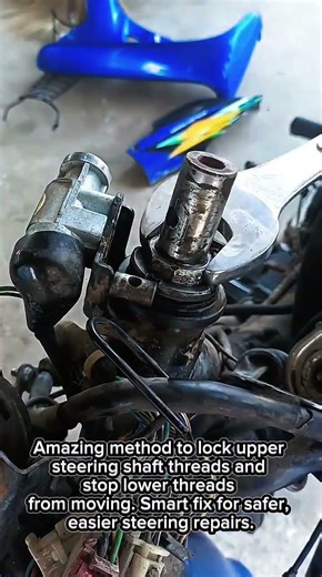 Genius Trick to Lock Steering Threads Fast