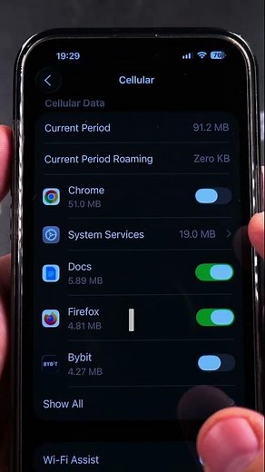 iPhone How to Reset or Turn Off Cellular Data Statistics Part 4