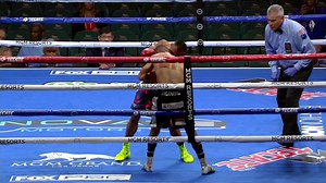Genisis Libranza unleashes a fury of punches on Carlos Maldonado, forcing the ref to stop in and call it in RD4. Libranza improves his record to 19-1 w/ 11KOs. Order the #PacThurman #PBConFOXPPV 📺: (link: https://pbcham.ps/Pac-Thurman-PPV) pbcham.ps/Pac-Thurman-PPV | Premier Boxing Champions