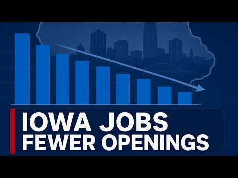 Iowa job report: Unemployment dips to 3.3% — but job losses continue