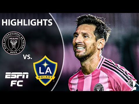 MESSI, SUAREZ & ALBA SCORE 🔥 Inter Miami vs. LA Galaxy | MLS Highlights | ESPN FC