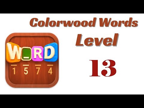 Colorwood Words Level 13 Answers | Colorwood Words - Cryptogram
