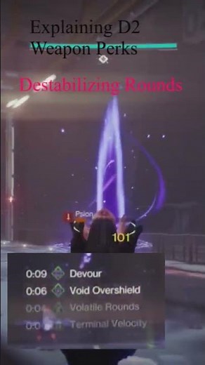 Explaining D2 Weapon Perks - Destabilizing Rounds #destiny2