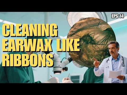 cleaning earwax like ribbons