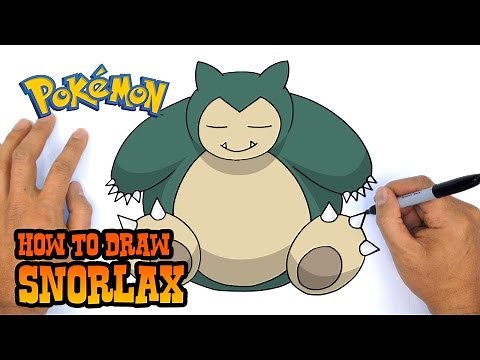 How to Draw Snorlax | Pokemon