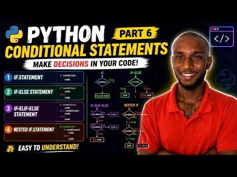 Master If, If-Else, Elif & Nested If in Python | Python Course Part 6