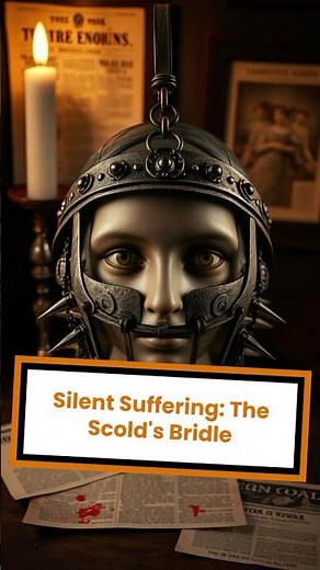 How Women Were Silenced with Iron Torture Masks Until 1900s | Hidden History #shorts