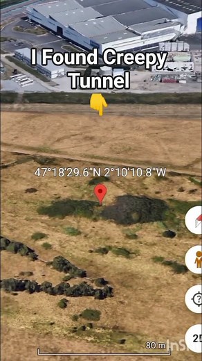 I Found Creepy Tunnel 😱 google map 😱 google earth 😱😨