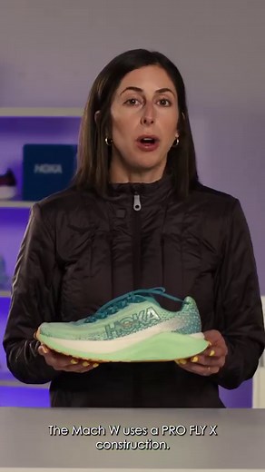 28K views · 108 reactions | The comfort and support of the Mach 5 欄 The speed of the Rocket X 2. The HOKA Mach X uses a combination of Peba and EVA foams sandwiching a Pebax plate to give you the best of both worlds. From workout to race day, Performance Product Line Manager / Triathlete Sunny Margerum explains why you’ll never go wrong with this versatile shoe. #flyhumanfly #hoka #hokatriathlon | HOKA | Facebook