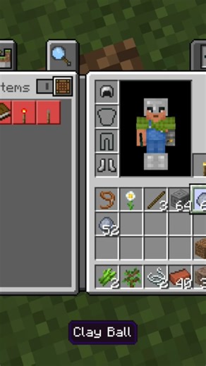 Minecraft Clay Mining ⛏️ #shorts #minecraft