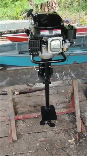 four stroke 11hp outboard engine #bkscreative #boating #marineengine #robotech