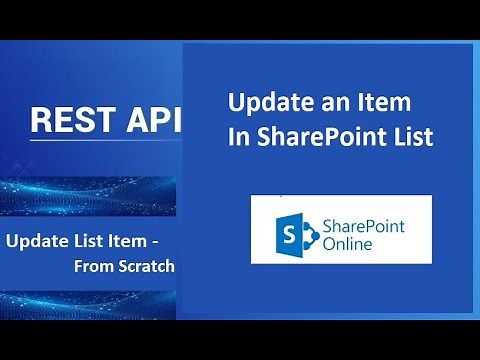 Sharepoint Online- Update an item to sharepoint list using REST API(Part 5)