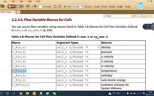 ANSYS Fluent UDF基础 流动变量宏