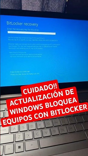 Windows Update blocks computers with BitLocker