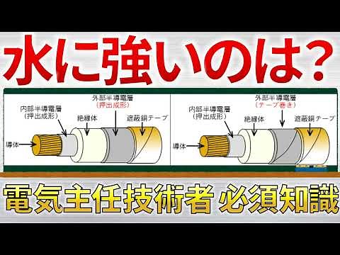 【危険】高圧ケーブル事故に関する注意喚起【水トリ―】（電気主任技術者必須知識）