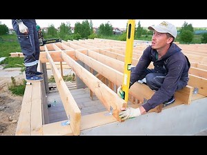We built a panel-frame house. Step by step construction process