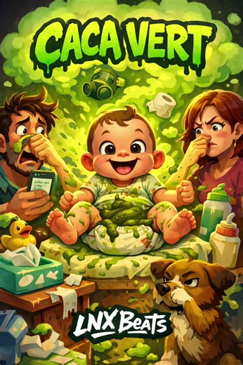 Quand t’ouvres la couche à trois heures du matin et que tu tombes sur un drame couleur alien… 💚 Tous les parents ont déjà vécu un moment où le nez abandonne avant le cerveau. “Caca vert” arrive pour raconter cette misère avec humour, chaos et beaucoup trop de vérité. Dis-moi en commentaire la pire couche que t’as déjà vécue 😭 #Bebe #Parents #Humour #TikTokFrance #LNXBeats