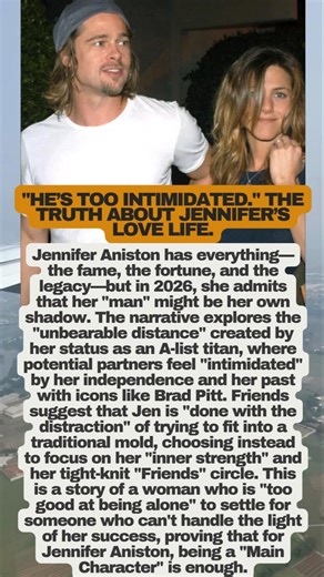 Why Jennifer Aniston's Men are "INTIMIDATED" 💔 #JenniferAniston #lovelife