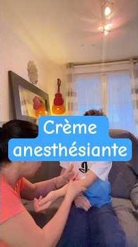 Difficulté pour qu’il garde la crème anesthésiante le plus longtemps possible #autisme #solution