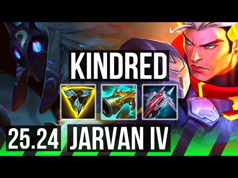 KINDRED vs JARVAN IV (JGL) | Perfect KDA: 23/0/6 | EUW Master | 25.24
