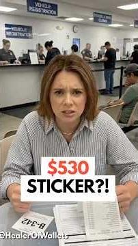 $530 for a CAR STICKER?!