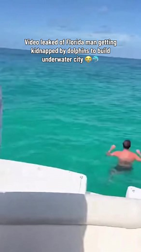 Florida Man Kidnapped by Dolphins to Build Underwater City