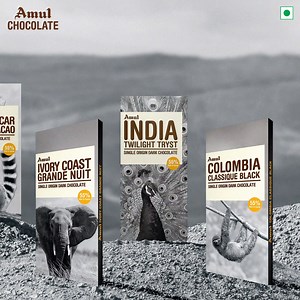 22K views · 335 reactions | #Amul Single Origin #Chocolates offer you the distinct and pure taste of cocoa from some of the world’s finest cocoa producing regions. So give your taste buds a world tour without a visa! #AmulChocolate #WorldChocolateDay | Amul | Facebook