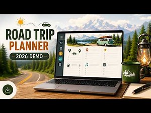 Road Trip Planner 2026 Demo | Plan Routes, Stops & Travel Budget