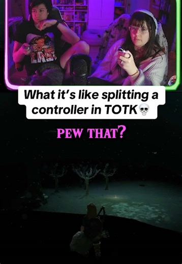 Do the pew thing📍 Follow us on twitch, link in bio! #twitch #gaming #couplegaming #couplegoals #upcomingstreamer #streamersoftiktok #zelda #totk #funny #foryou #viral #fyp #popular #couplescommunication #pew