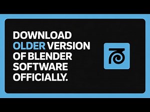 How to Download Older Version of Blender Software Officially (2025 Guide)