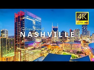 Nashville, Tennessee, USA 🇺🇸 in 4K ULTRA HD 60FPS Video by Drone
