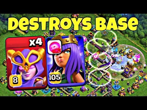 TH18 Queen Charge + Fireball + Super Witch UNSTOPPABLE in Legends