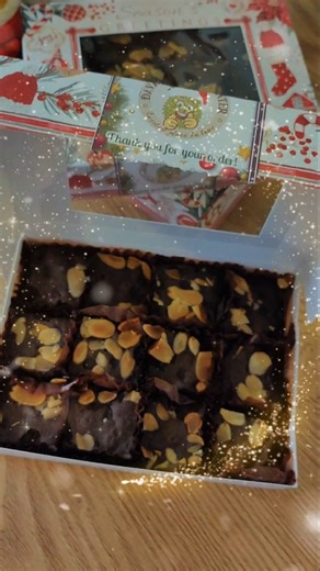 11K views · 177 reactions | Holiday Brownies in a Box!  Fresh, fudgy, and beautifully packed—perfect for gifting this Christmas season! Grab yours in-store now and share the sweetness with someone special! | Davao’s Cake Counter II | Facebook