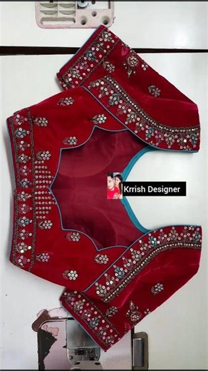 Bridal Deep Neck idea 😍💡#krrishdesigner #krrishmali