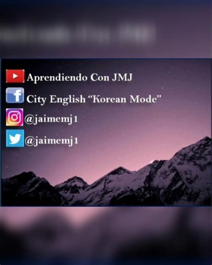 Presentación Personal (3) - City English 🇨🇦🇰🇷