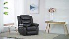 Seattle Manual Recliner Bonded Leather Chair  | eBay UK