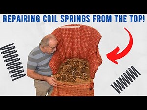 Upholstery Quick Tip! Repairing Coil Springs from Top