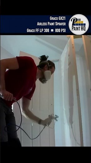 Graco GX21 Airless Paint Sprayer in all its glory.. Spraying Doors