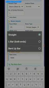 Advanced BBS Mobile App | Beam Bar Bending Schedule Demo