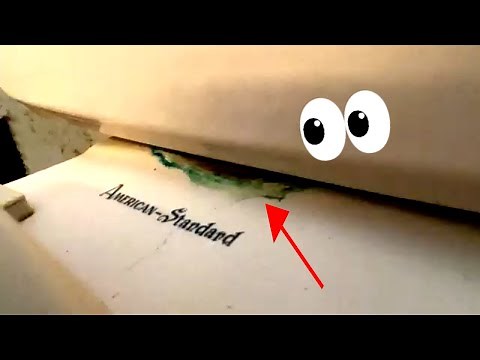 HOW TO REPLACE TANK TO BOWL GASKET KIT ON OLD AMERICAN STANDARD TOILET