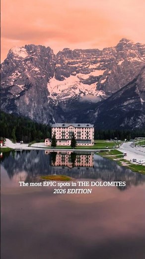 The most EPIC Spots in The DOLOMITES ⛰️🔥