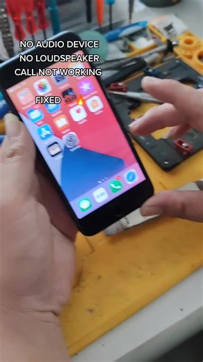 iPhone 7 Audio Ic Broken fixed 🔥 on the spot process happy client ! #fyp #foryou #foryou #audioic #iphonerepair #phoneshopinbulacan