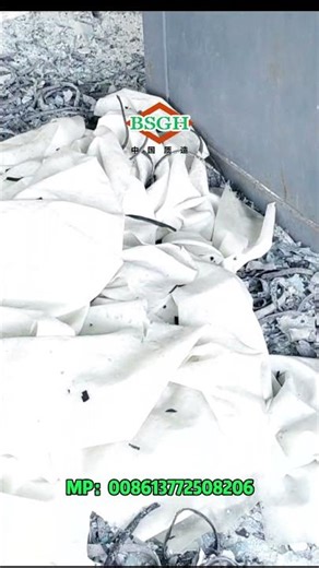 Automatic Car Windshield Recycling Machine I PVB & Glass Separator Machine#windshield #pvb #glass