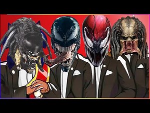 CARNAGE & VENOM & ALIEN & PREDATOR - Coffin Dance X Baby Shark COVER