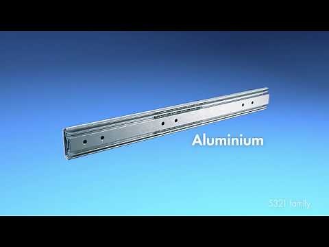 Aluminum & Stainless Steel Soft-Close Heavy Duty Slide Family | #Accuride 5321