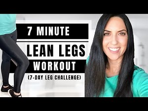 7 Minute Lean Legs Workout Challenge | 7-Day Leg Challenge for Beginners