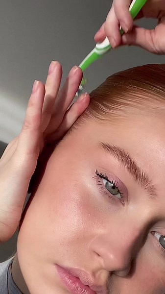 Slick Back Low Bun Tutorial for Thick Hair